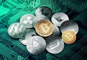 Cryptocurrency tokens.