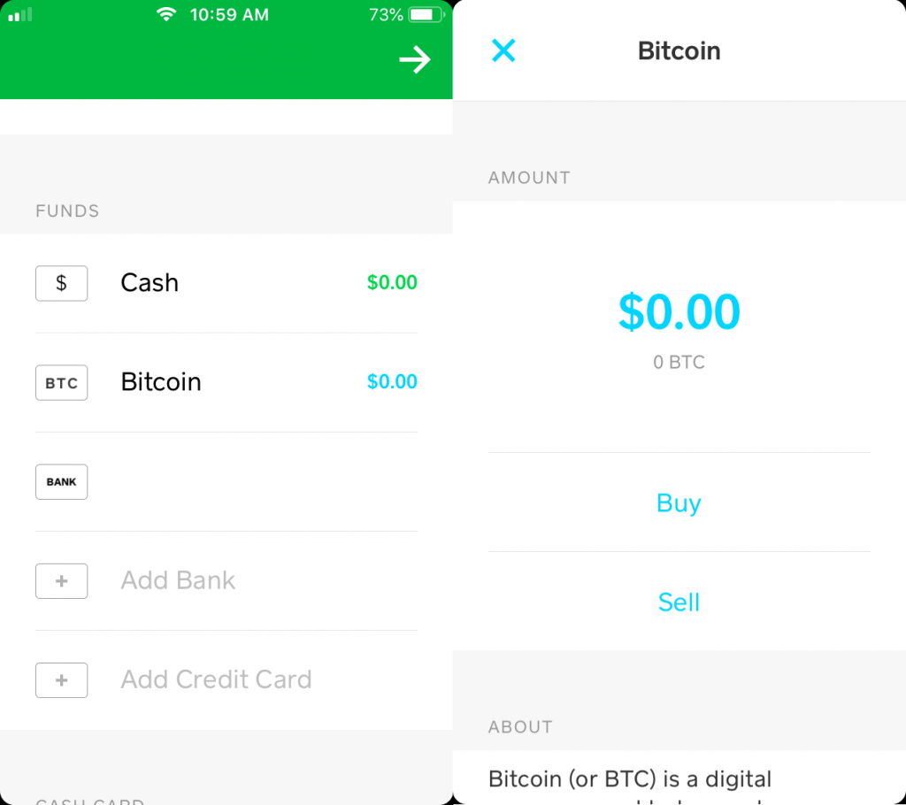 buying bitcoin on cash app