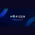 Horizen logo and tagline.