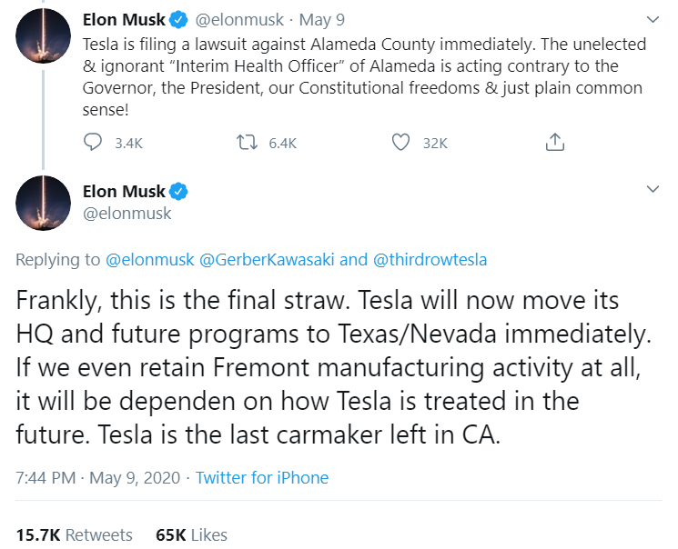 Elon musk bitcoin tweet