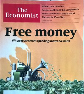 The Economist Free money artilcle.