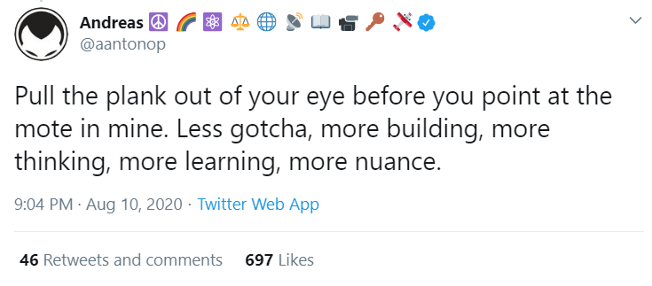 Twitter post build more less gotcha.