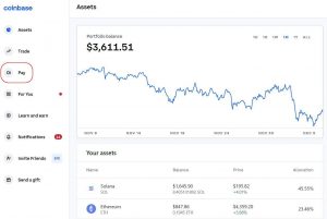 Coinbase assets page