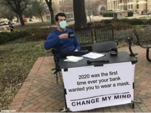 Facial mask meme