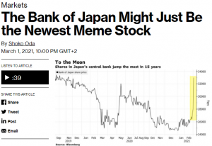 The bank of Japan article