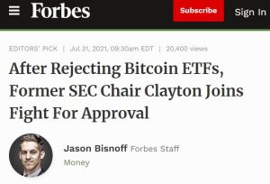 After rejecting ETF article