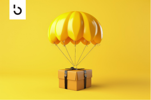 package delivered via air
